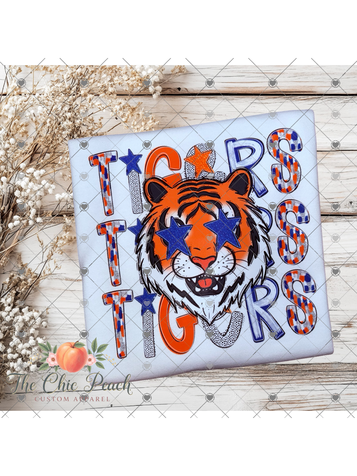Tigers x 3 Tee