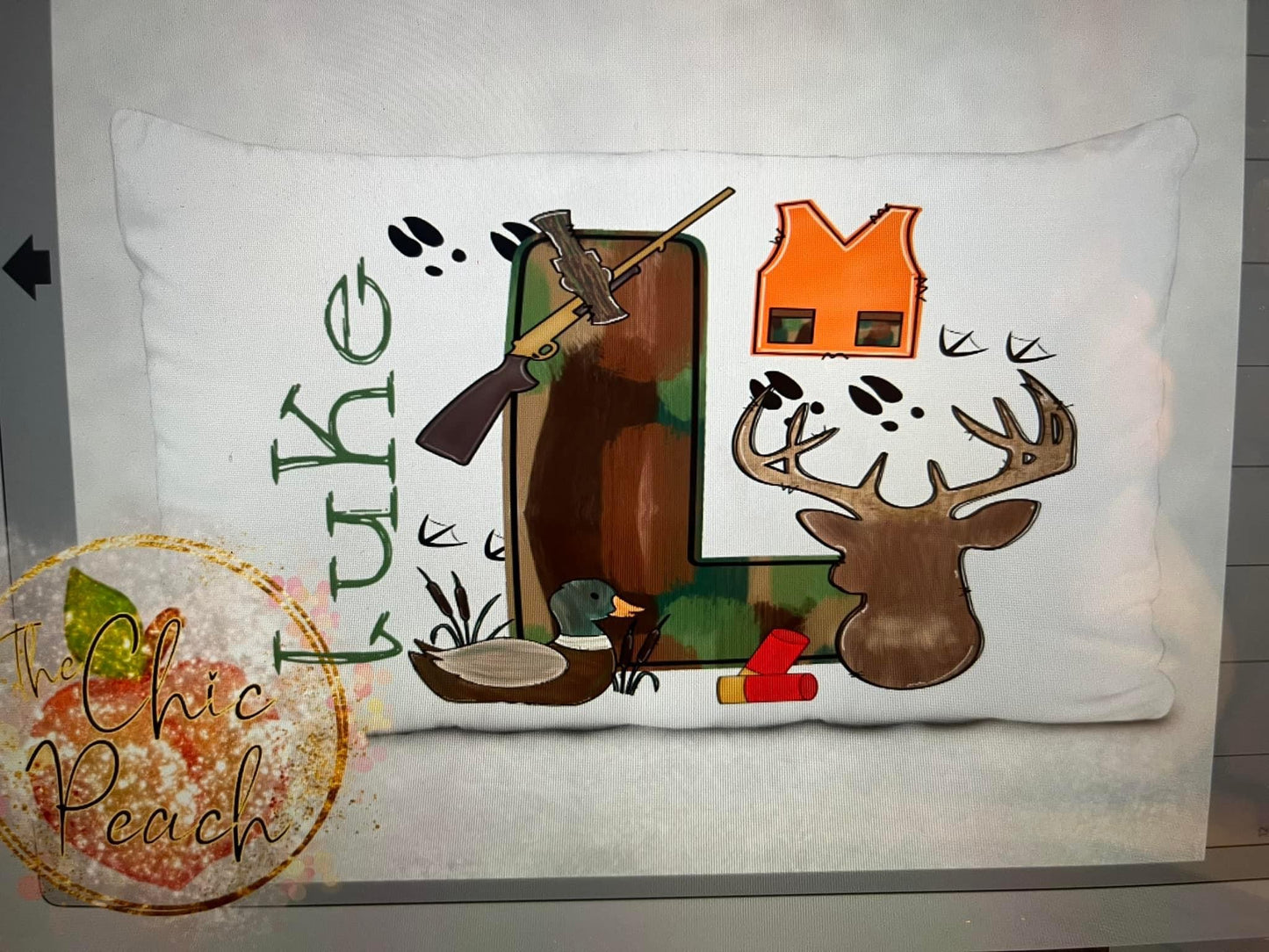 Hunting personalized pillowcase