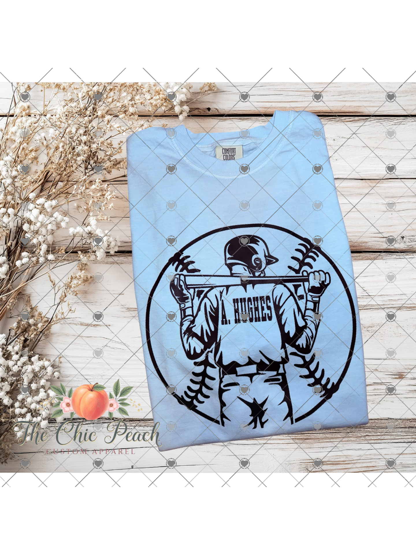 Custom Baseball Player Tee
