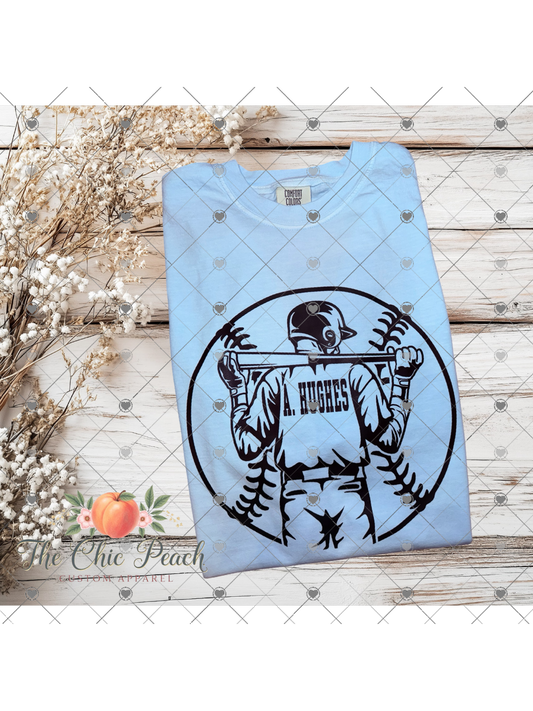 Custom Baseball Player Tee
