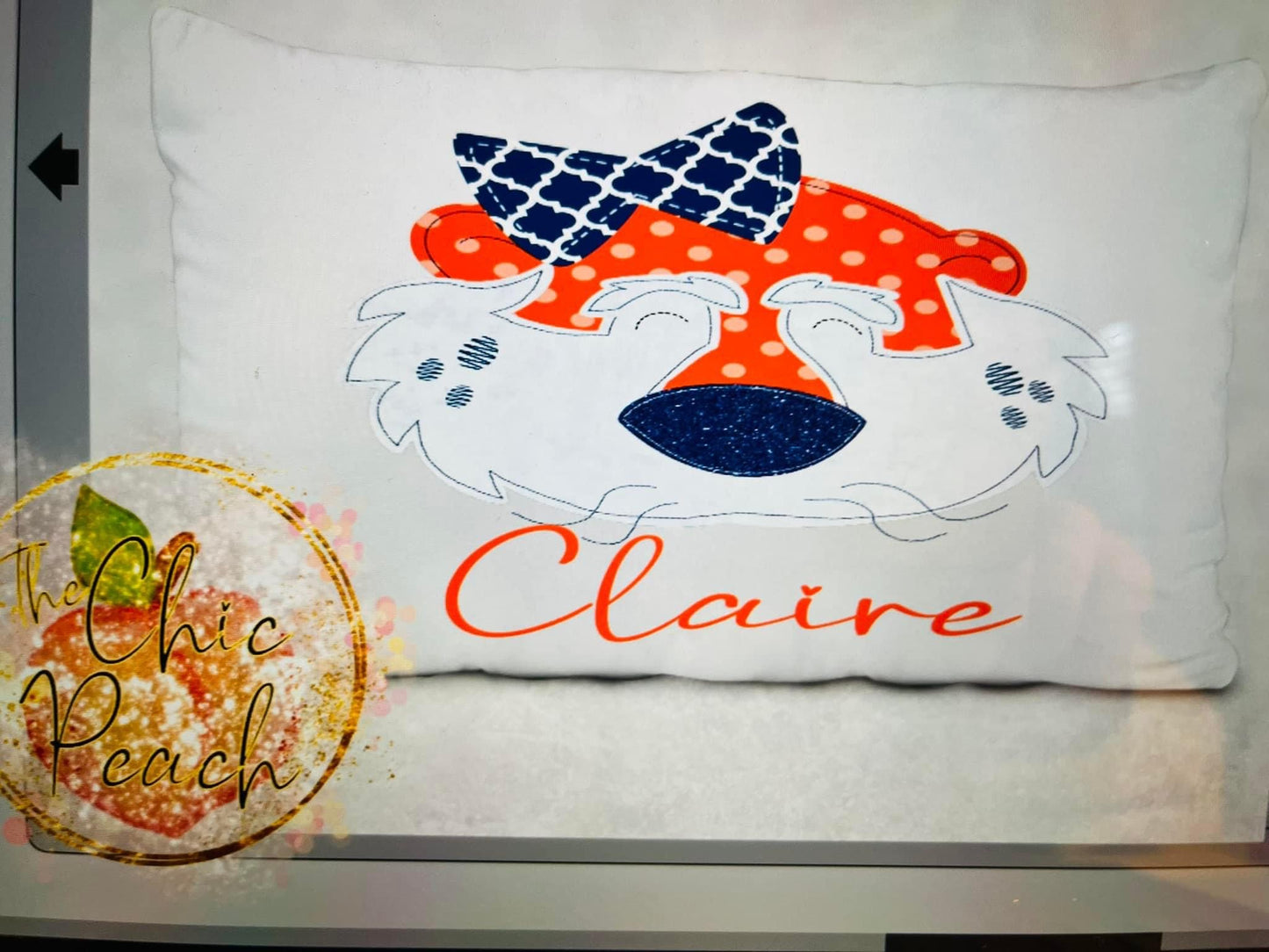 Auburn girl pillowcase