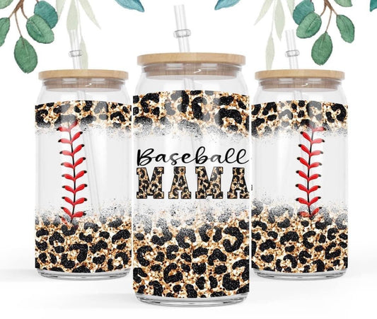 Baseball mama tumbler